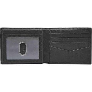 Fossil Men's Leather Bifold Wallet‎ with Flip ID Window for Men